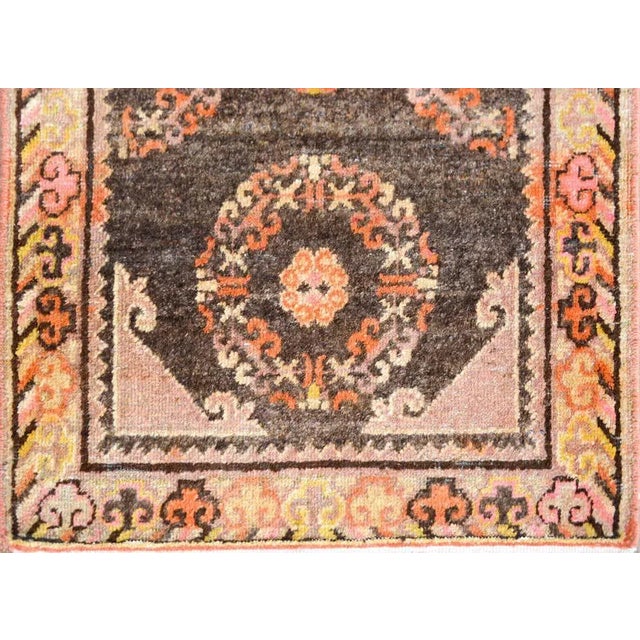Black Early 20th Century Khotan Rug For Sale - Image 8 of 12