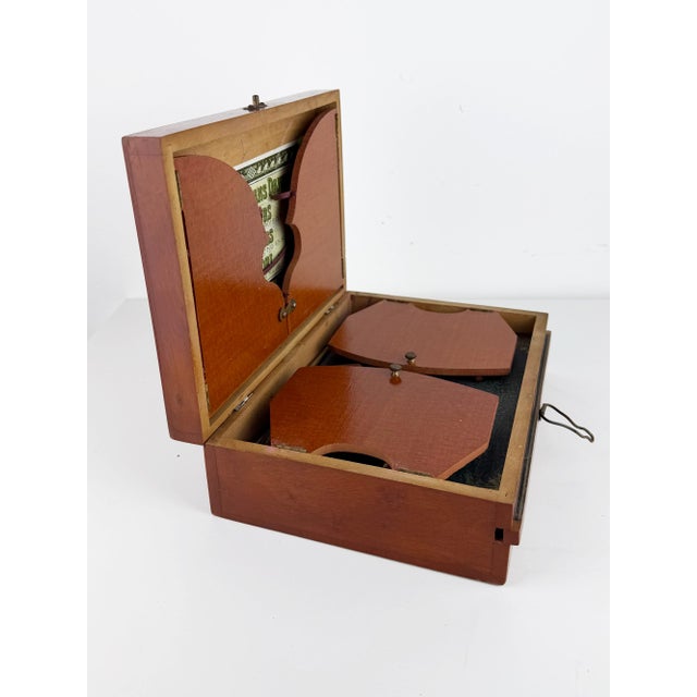 Antique Art Nouveau French Watercolor Paint Set Box from Bourgeois Aîné, 1890s For Sale - Image 4 of 18