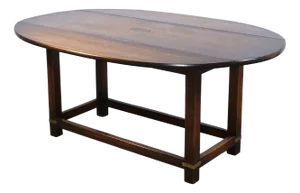 Fold-Out Coffee Table in Mahogany