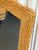 Late 20th Century Vintage Boho Chic Pencil Reed Rattan and Glass Mirror For Sale - Image 5 of 7