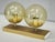 Vintage Czech Space Age Double Wall Light with Amber Bubble Glass Globes, 1970s For Sale - Image 12 of 15