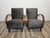 Brown Set of Armchairs by Jindrich Halabala, 1940s For Sale - Image 8 of 16
