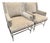 Michael Weiss for Vanguard Furniture Mohair Chairs, Pair For Sale