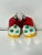 Glass 1950s Czech & West German Glass Cottage Christmas Ornaments, Set of 6 For Sale - Image 7 of 12