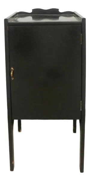 Early 20th Century Black Painted Sheet Music Cabinet