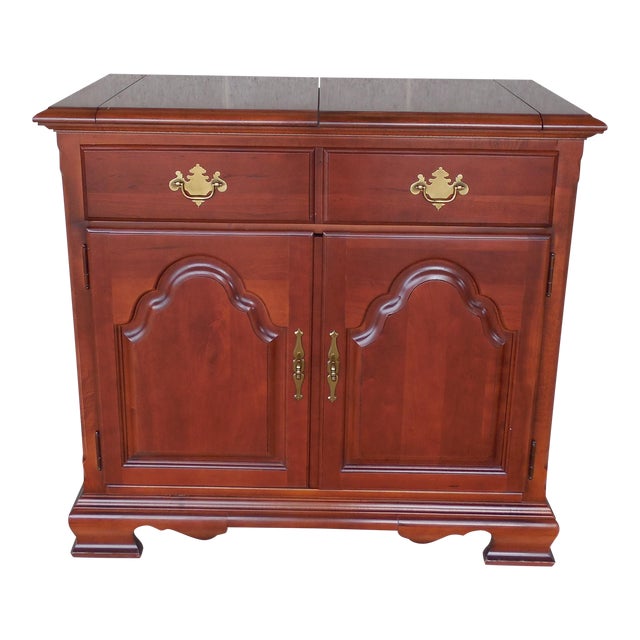 Stanley Furniture American Craftsman Collection Cherry Rolling Server