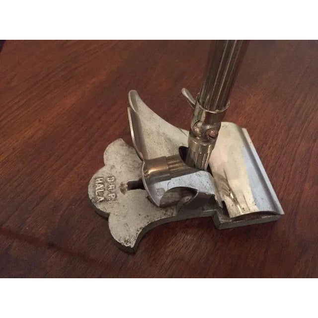 Metal Art Deco Clamp Lamp from HALA - Hannoversche Lampenfabrik, 1920s For Sale - Image 7 of 9