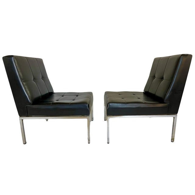 Textile Set of Samouraï Armchairs attributed to Joseph André Motte for Airborne, 1970s For Sale - Image 7 of 10