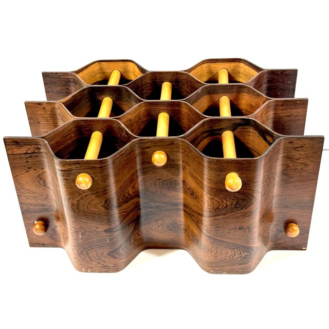 Torsten Johansson Swedish Bentwood Modular Wine Rack, 1960s For Sale - Image 6 of 11