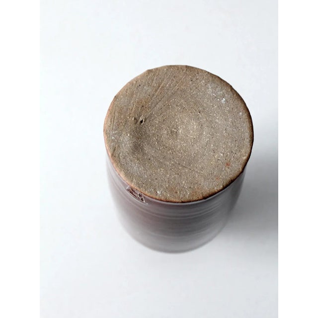 Vintage Studio Pottery Vase For Sale - Image 11 of 12