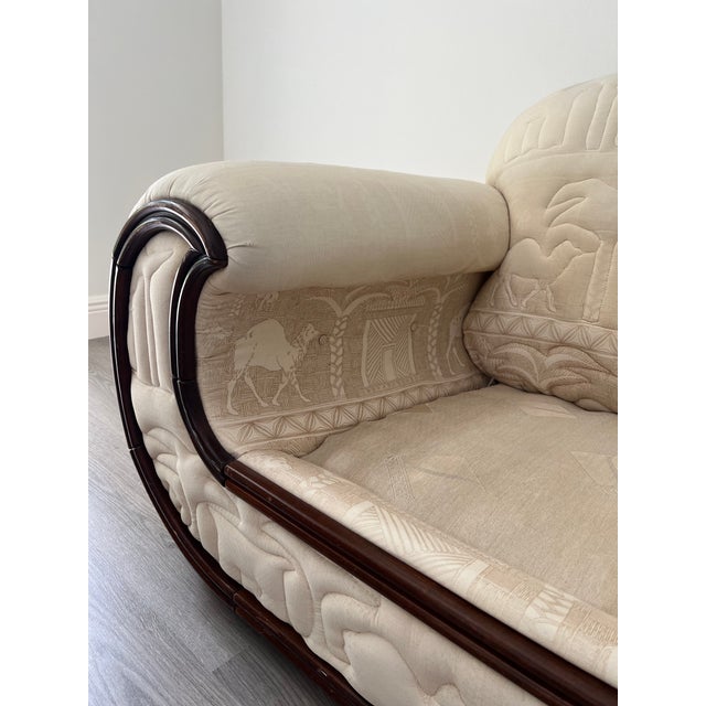 1970s 1970s Vivai Del Sud Style 3-Seat Hollywood Regency Style Sofa For Sale - Image 5 of 12
