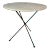 Mid Century Modern Wrought Iron Round Marble Top Cafe Table For Sale