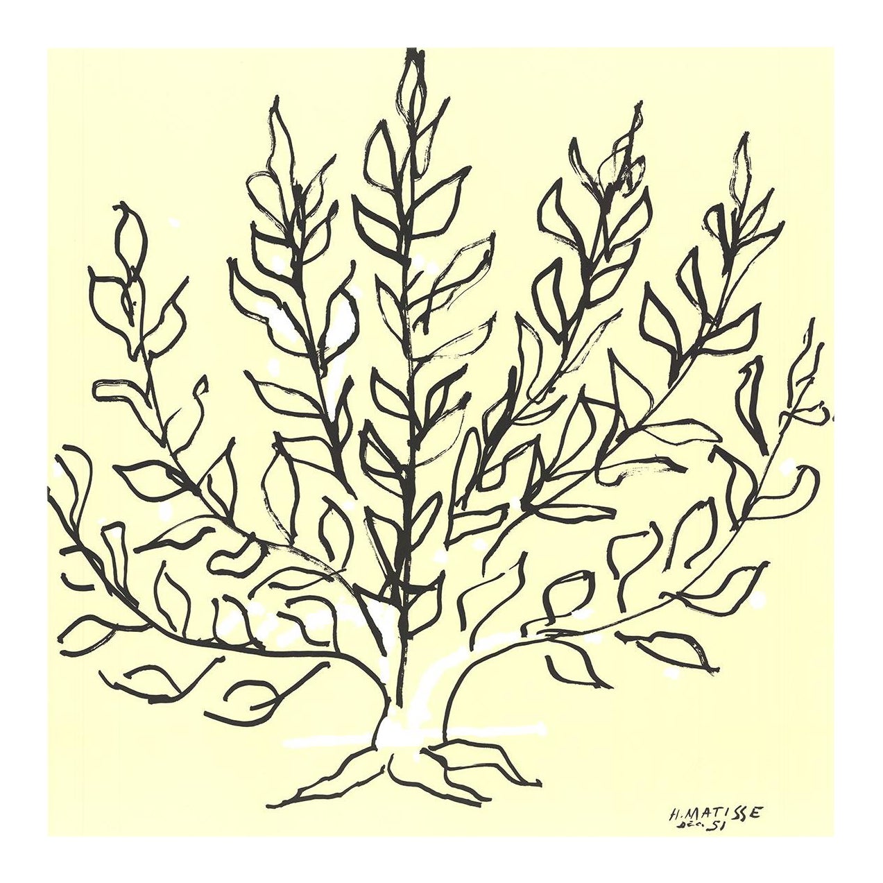 Henri Matisse, Le Buisson, 2010, Lithograph Chairish