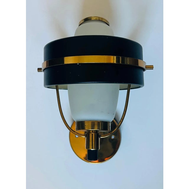 Metal 1950s Stilnovo Italian Mid Century Wall Lights - A Pair For Sale - Image 7 of 13