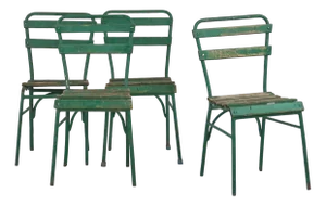 Garden Chairs, 1920s, Set of 4