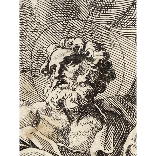 Christoph Weigel l'Ancien, Apparition of the Virgin to Saint Luke, 1800s, Engraving and Etching, Paper For Sale - Image 17 of 18