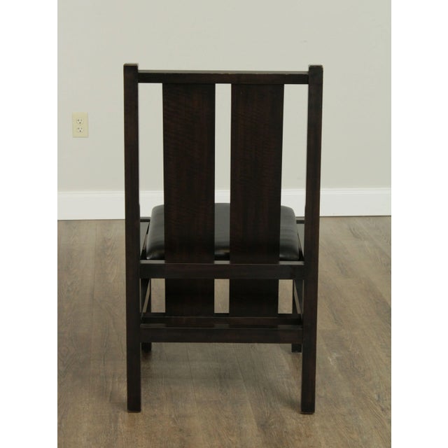 1990s Thomas Moser Attributed Slat Back Side Chair For Sale - Image 5 of 12