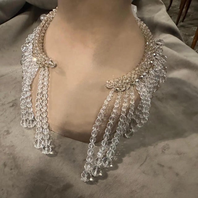 Iconic 21st Century Beaded Crystals Multistrand Necklace by Coppola E Toppo For Sale - Image 14 of 17