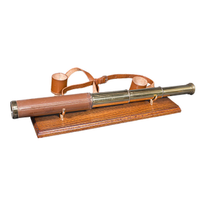Vintage 3-Draw Telescope, English, Navigation, Astrological, Broadhurst Clarkson