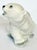 This charming figurine is a vintage Lomonosov porcelain polar bear, likely a cub, crafted by the Imperial Porcelain...