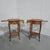 A very good quality pair of French Tulipwood and marquetry inlaid lamp tables, each with a slide and single drawer, ormolu...