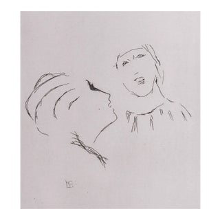 Sainte Monique Etching by Pierre Bonnard, 1930 For Sale