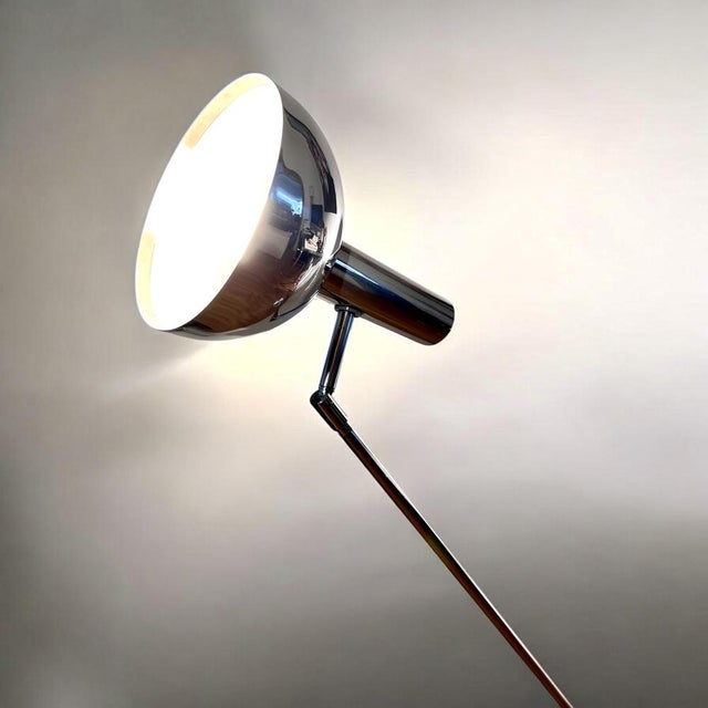 Flexible Reading Light Floor Lamp from Hala Zeist, designed by Herman Busquet, Mod. Ball in the Base, 1960s, Mid-Century For Sale - Image 12 of 18