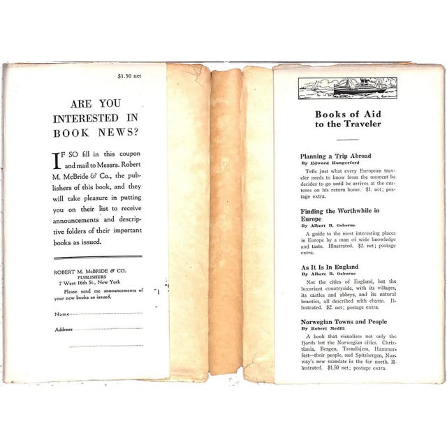Traditional "Paris in Seven Days: A Guide for People in a Hurry" 1924 Milton, Arthur For Sale - Image 3 of 7