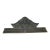 Antique Heavy Cast Iron Metal Architectural Mascaron Garden Ornament Pediment For Sale