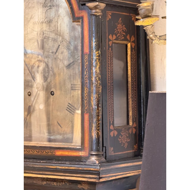 18th Century English Chinoiserie Clock For Sale - Image 10 of 16