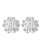 AGI Certified 2 Ct Diamond VS Quality Flower/Cluster Earring Platinum 0.7 Carat For Sale In New York - Image 6 of 18