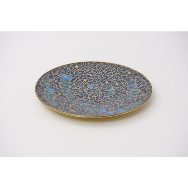 Mid-Century Mosaic Bowl or Wall Plate by R. Zimmermann for Ritter, 1950s For Sale - Image 9 of 9