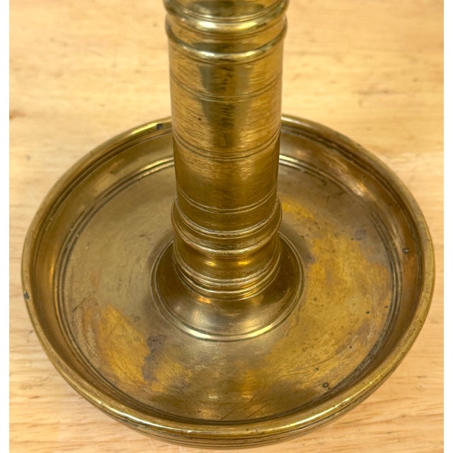 Pair of Russian Empire Brass Candlesticks with Drip Basins, circa 1790–1835 For Sale - Image 9 of 13