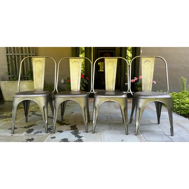 Inspired by early 20th-century French café chairs, this industrial-style seating features a timeless, straightforward...