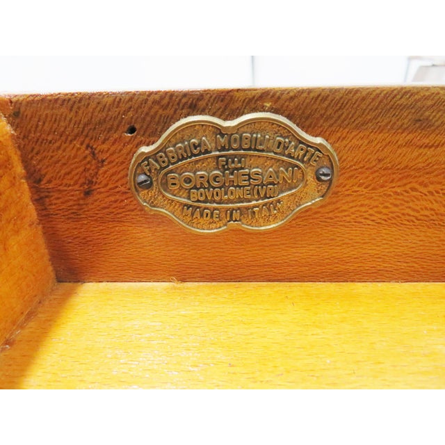 Wood Borghesani Italian Burl Commode For Sale - Image 7 of 8