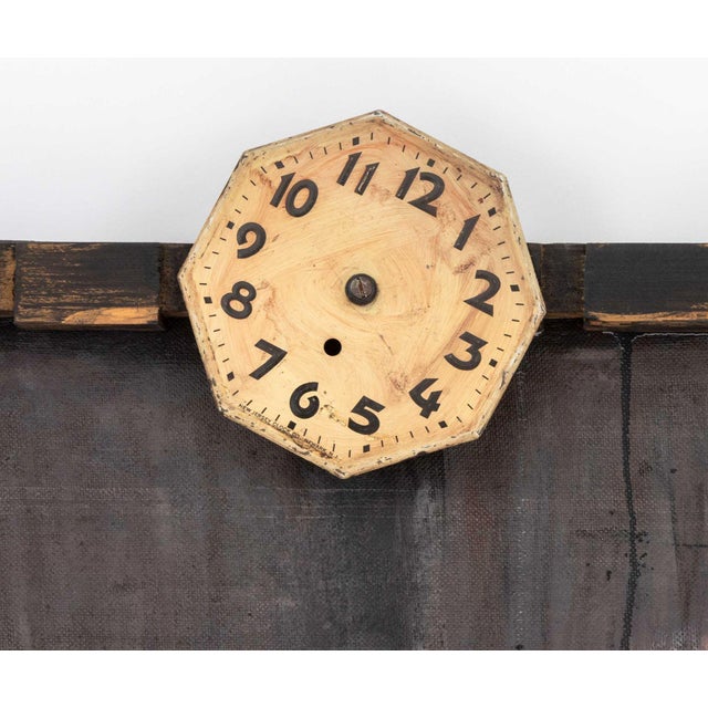 Roni Nicholson (American, XX-XXI), "Against Apartheid", Mixed Media on Linen with Assemblage Elements, 1982-1984, signed,...