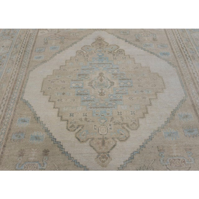 Turkish Antique Look Oushak Rug 8'6" x 10'5" For Sale In Houston - Image 6 of 8