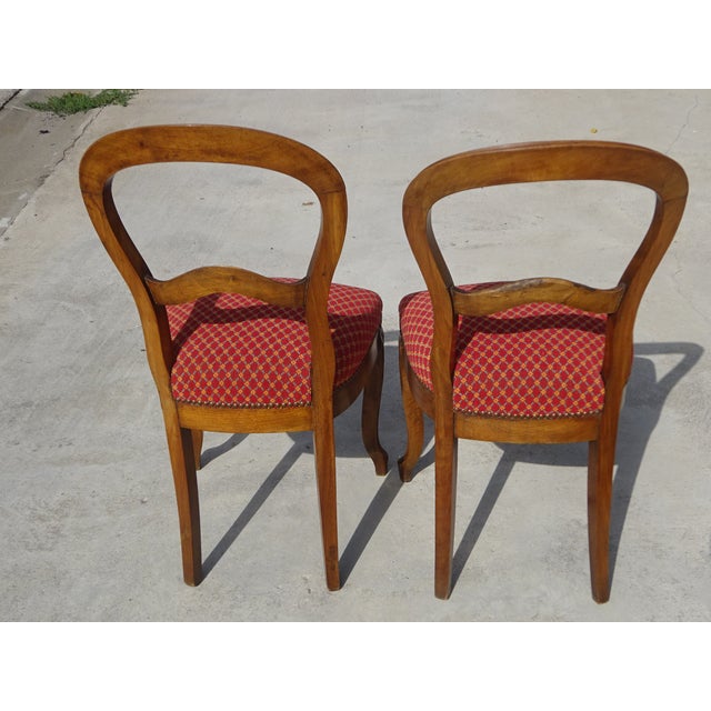 Louis Philippe Chairs, 19th Century, Set of 2 For Sale - Image 15 of 18