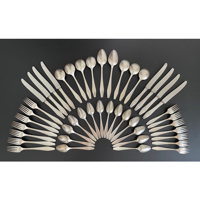 45 Pieces Oneida Wm a Rogers 1929 Countess Baroness Triple Plate ...