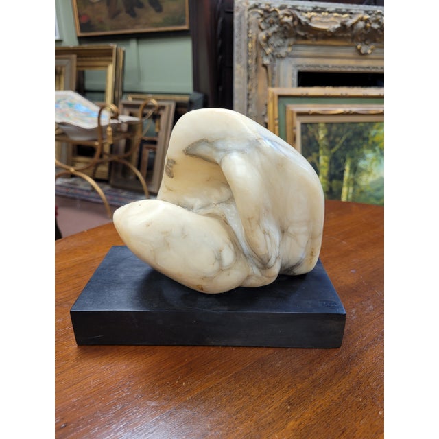 Stone Original Marble Sculpture by Harry Friedlander For Sale - Image 7 of 8