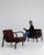 Brown Pair Of H-237 Upholstered Bentwood Armchairs By Kozelka And Kropacek For Sale - Image 8 of 11