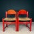 Red Padova Chairs from Hank Lowenstein, Italy, 1970s, Set of 2 For Sale - Image 9 of 13