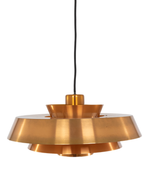 Nova Copper Pendant by Jo Hammerborg for Fog & Mørup, 1960s