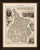 Original antique decorative map of the French department of Hautes-Pyrénées, published in Paris around 1850 by the...