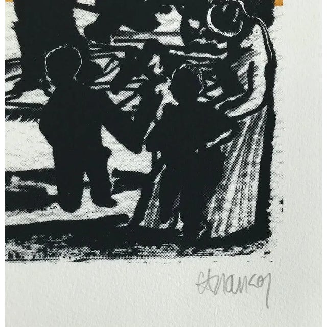 Abstract Carlos Franco Original Serigraph Pencil Hand-Signed & Numbered For Sale - Image 3 of 3