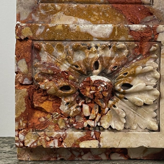 Stone 18th Century Antique Italian Marble Remnant Bookends For Sale - Image 7 of 13