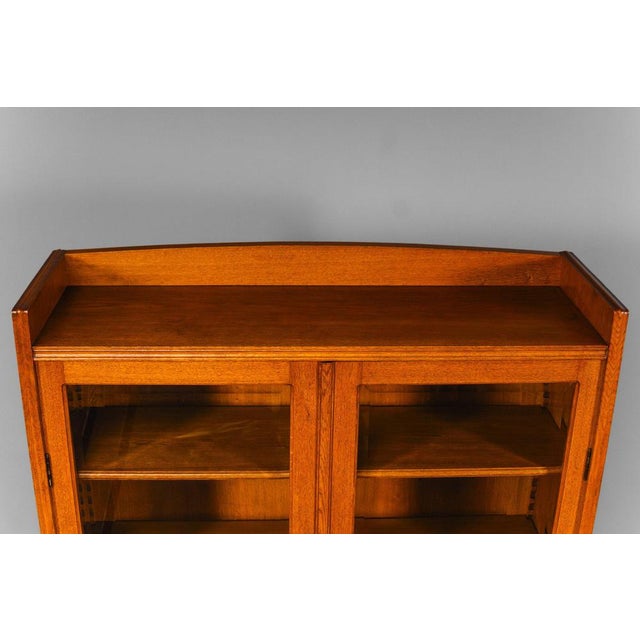 Art Nouveau Bookcase in Solid Oak For Sale - Image 12 of 18