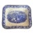Antique Wedgwood Etruria Rectangular Blue & White Bowl For Sale