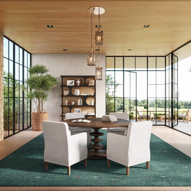 Black Geometric Mid Century Open Bookcase For Sale - Image 8 of 12