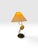1990s Festa & Co. Glen Ellen California Sculptural Steel & Stone Table Lamp For Sale - Image 4 of 8